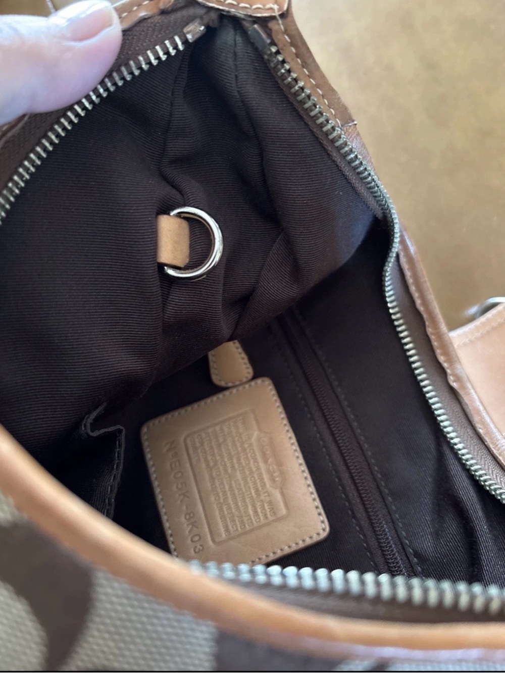 Coach Signature Hobo Purse E05K-8K03 Vintage Shoulder Tote - Picture 13 of 15